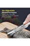 Stainless Metal Fish Scale Remover Fish Cleaner Serrated Toothed Fish Cleaning Tool