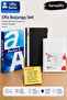 A4 Photocopy Paper 80 Gr + 25 Black A4 Ring Binder Files + 100 A4 Plastic File Bags Office Set