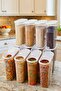 12 Pieces White No 4 Food and Vegetable Storage Container Pantry Box Set of 12 Luxury Stylish Box White - 6