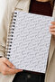 A5 Spiral Bound Hard Cover 120 Sheets Bullet Journal Notepad - Squared - 3