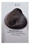 Vizo Permanent Hair Color Cream Light Brown Intense Ash 5.11 120ML + Oxidizing Cream 20vol ,100ml - 4