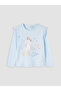 Esvab • Modern & Distinctive Zero Roba Collar Ice Queen Printed Girls' T-Shirt