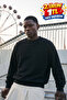 Men's 100% Cotton Regular Fit Black Sweatshirt