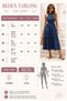 Women's Off the Shoulder Halter Neck Floral Pattern Long Single Jersey Dress - 6