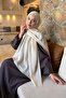 Line Gg Pattern Aura Cotton Jacquard Shawl Beige - 2