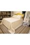 Embroidered Hera Double Cream Bedspread - 7