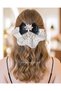 Pegu Royale Lux Scalloped Hair Clip, School, College, Daily, Event, Office, after Party, Wedding, Etc.