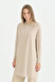 Chiffon Combed Cotton Tunic - Stone - 2