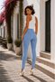 Women's High Waist Lycra Skinny Tight-Legged Pants - 3