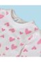 Infant Girls White Heart All Over Print Long Sleeve T-Shirt - 2
