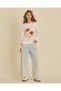 Senior Girls Ivory Printed T-Shirt - 5