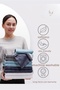 Seranova Bordered 2 Pieces 50X70 Pillowcases 100% Cotton Covered Hotel Type Durable - 6