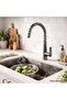 Spiral Sus-304 Matte Gun Gray Sink Faucet - 2