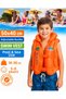 A+ 5-8 Years Old Children's Inflatable Life Vest 50X40 cm High Quality Pool Sea Swimming Vest 18-30 kg Carrying Capacity