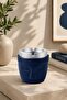 Decorative Moai Design Odorless Ashtray |   Wind Preventer |   Deep Chamber |   Plastic Ashtray |   Blue - 3