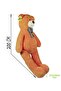 250200 Kocaman Plush Bear Decorative Toy - a Gift Suitable for Special Occasions - 5