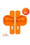 School Door Handle – Child-Proof, Safe, Durable Plastic Door Handle for Nursery, Kindergarten, and Classroom Doors - Orange