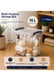 15 Liters Plastic Vertical Deep Storage Organization and Storage Box with Locking Lid 1Pc - 2