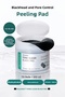 Purifying and Anti-Blackhead Peeling Pad for Oily Skin, Salicinic Pore Clear Black Pad