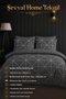 Double Elastic Sheet Duvet Cover Set |   Cotton | - 2