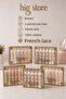 French Laced Embroidered Gift Dowry Box for Bride and Groom, Boxed 100% Cotton Kitchen Towel Set 30X50 Size 6 Pieces - 4