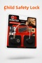 Child Safety Lock with Key Black Cabinet Drawer Refrigerator Oven Multi-Purpose Safety Lock