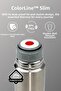 Colorline Slim 500 ml Stainless Steel Thermos Gray Ckr2057 - 3