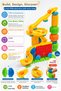Cactus Blocks Ball Track 100 Pieces – Stem Educational Building and Intelligence Enhancing Toy Set with 4 Balls, Ages 3+ - 2