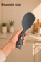 Ivory Non-Stick Pilaf Serving Spoon Ergonomic Handle Hygienic Stable Stand Heat Resistant Kitchen Spoon - 3