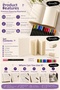 Color Flow Planning Series Premium Ivory Notebook and 14 Colors 0.4 mm Fineliner Pen Set |   112 Sheets 15X21 cm Unlined Notebook |   Bullet Journal, Journal and Note-Taking Set - 2