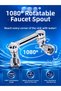 Rotatable faucet kitchen bathroom faucet tip head with 4 filter