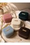 Premium Velvet Travel Jewelry Box 12X8 cm |   Zippered Jewelry Organizer, Ring Earring Necklace Bracelet Storage Box - 3