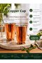 Copper Cup Set of 2, Tin-Plated, Handcrafted Laser Model - 2