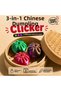 3-Piece Glowing Dumpling Clicker Chinese Dumpling – Steam Dumpling Stress Toy Fidget Desktop Figure – Special Series