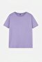 Lila-Sarı-Ekru 3'lü Paket Büyük Beden T-shirt TBBSS25BF00071 - 9