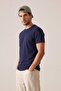 Grimelanj-Siyah-Beyaz-Haki-Lacivert 5'li Slim/Dar 5'li Paket %100 Tok Kumaş T-shirt TMNAW20TS0243 - 2