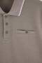 Gray Regular/Normal Cut Textured Polo Collar T-Shirt Tmnss26Po00021 - 6