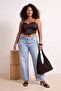 Mavi More Sustainable Normal Bel Baggy Fit Tencel Karışımlı Barrel Jeans TBBSS26CJ00063 - 2