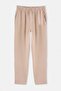 Beige Elastic Waist Straight Men's Trousers Tmnss26Pl00040 - 5