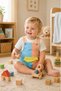 Boy's Cotton Fabric Short Sleeve T-shirt Included Salopet Jumpsuit - 4