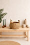 Wicker Knitted Multi-Purpose Medium Size 26 X 22 Basket/Flower Pot/Organizer with Handles