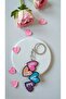 Miyuki Beads Handmade Colorful Love Keychain/Bag Ornament - 3