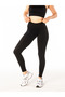 Women's High Waist Tights Seamless Black Sports Tights 7/8 Fitness Pilates Yoga Gym Tights - 4
