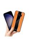 Samsung Galaxy S8 Compatible Case Premium Leather Case Orange - 3