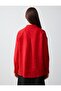 Red 100% Linen Straight Cut Long Sleeve Woven Shirt - 5
