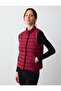 Sumac Zippered Sleeveless Puffer Vest with Snap Detail