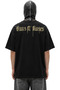 Unisex Electric Guitar Guns N' Roses Back Print T-Shirt, Oversize Rock Band Themed T-Shirt - 2