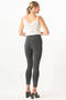 Women's Gray Skinny Jean Pants with Narrow Legs - 5