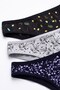Women's Panties 3-Piece Printed Brazilian (96% Cotton - 4% Elastane) - 5