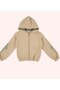 Girl's Floral Print Zippered Jacket 0-14 Years Beige
